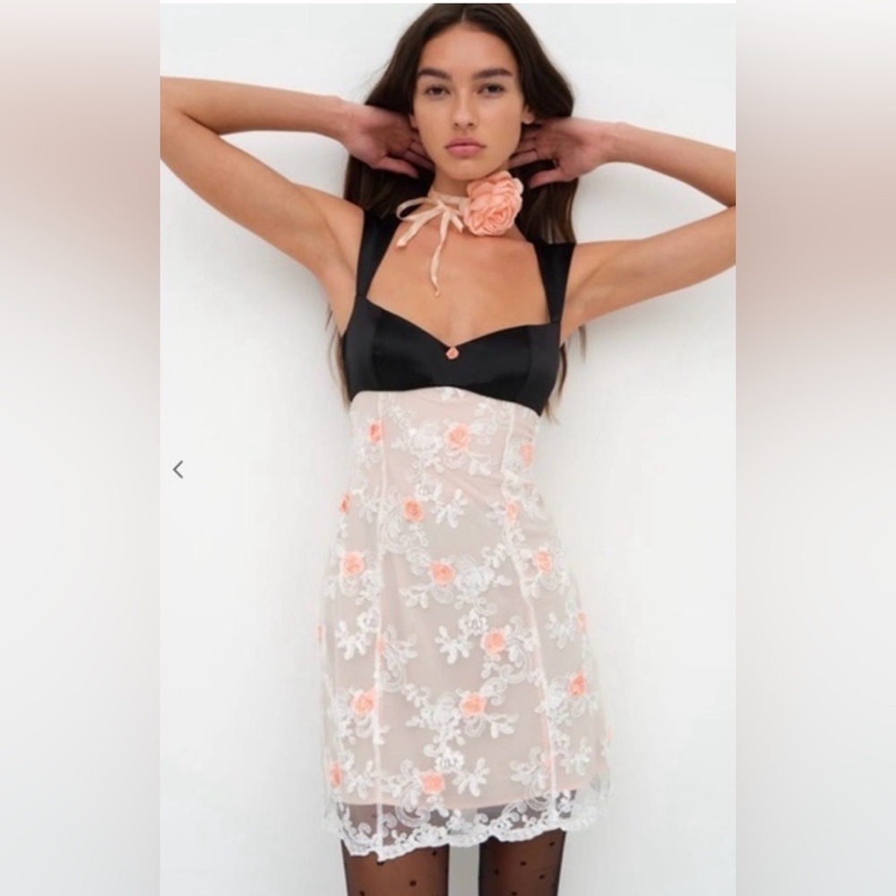 For Love and Lemons Tessa Mini Dress Size Small
